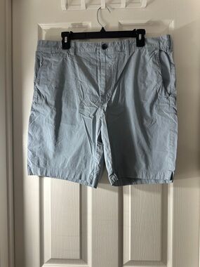 1901 Light Blue Flat Front Men's Shorts
